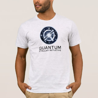 QSIプライマリロゴ – ブラック文字- Mens Tee Tシャツ