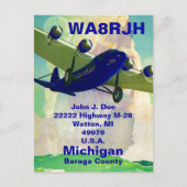 QSLはがきHAMラジオオプバミューダトライアングル幽霊たち ポストカード (正面)