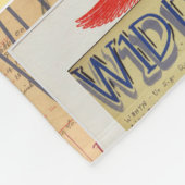 QSLカード毛布 フリースブランケット (角)