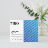 QSL Card Add Your Own Photo ポストカード (スタンド正面)