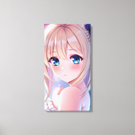 QT Blue Eyes 3 キャンバスプリント