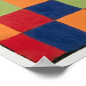 "Qu 1"カラーチャート |ポール・クレー | ポスター (角)