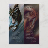 Qua & Satin Fire Bookmarks by Kim McElroy ポストカード (正面)