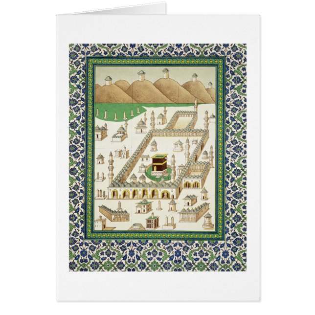 Qua'bahを、から示すメッカの図式的な眺め (正面)