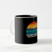 Quabbin Reservoir Massachusetts ツートーンマグカップ (正面左)