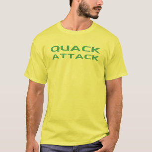 Quack攻撃ヴィンテージ動揺して(Grass Green) Tシャツ