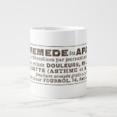 Quack おもしろい Doctor Cure All Apache Remedy Ad ジャンボコーヒーマグカップ (正面)