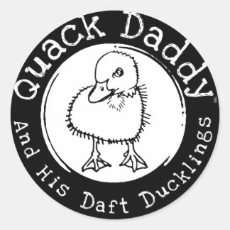 Quack Daddy "Daft Ducking"スタンプ ラウンドシール