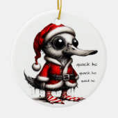Quack Ho Duck Christmas セラミックオーナメント (正面)