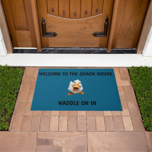 QUACK HOUSE DUCK DOOR MAT ドアマット (室外)