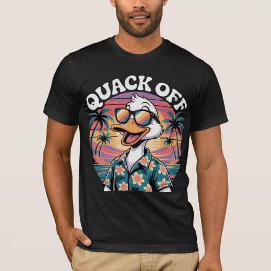 QUACK OFF DUCK Tシャツ (正面)
