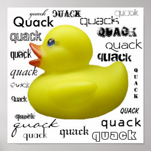 Quack Quack Duckieポスター ポスター
