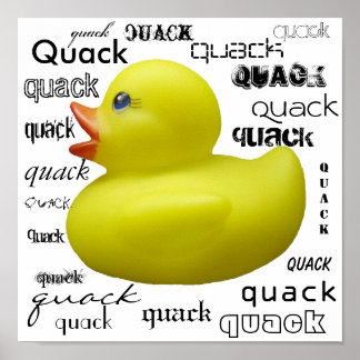 Quack Quack Duckieポスター ポスター