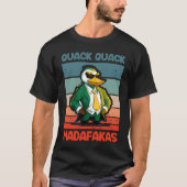 Quack Quack Madafakas Ducks Duck Rubber Duck  Cool Tシャツ (正面)