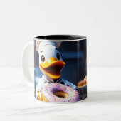 Quack -Up Brew: A Mugful of Donald Delight ツートーンマグカップ (正面左)