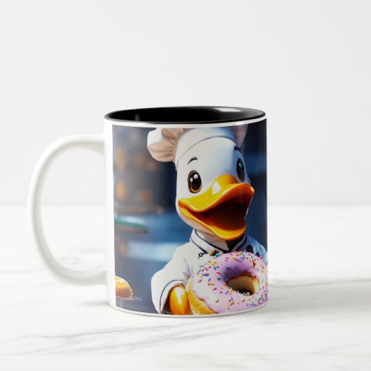 Quack -Up Brew: A Mugful of Donald Delight ツートーンマグカップ (左)