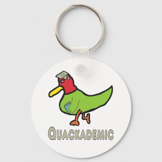 Quackademic キーホルダー (正面)
