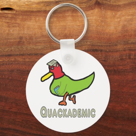 Quackademic キーホルダー (正面)