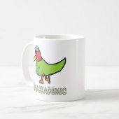 Quackademic コーヒーマグカップ (正面左)