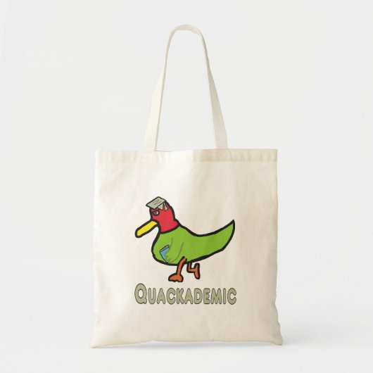 Quackademic トートバッグ (正面)