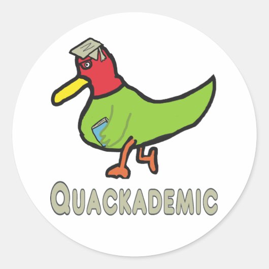 Quackademic ラウンドシール (正面)