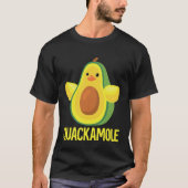 Quackamole I Quack Duck chick goose Avocado Tシャツ (正面)