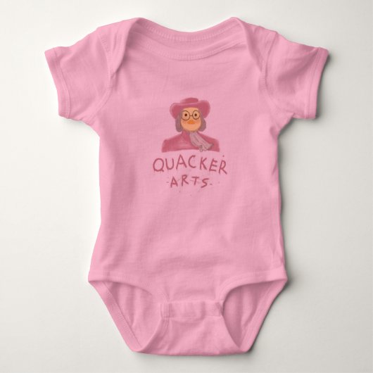 Quacker Arts Cute Baby Bodysuits ベビーボディスーツ (正面)