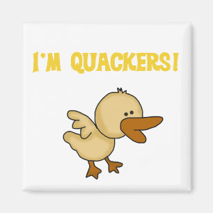 QuackersのアヒルのTシャツおよびギフト マグネット