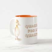 Quackers for my quackers ツートーンマグカップ (正面左)