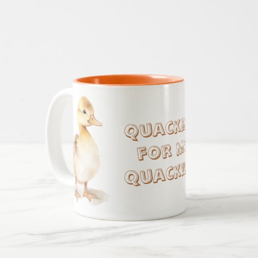 Quackers for my quackers ツートーンマグカップ (正面左)