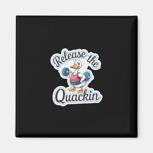 Quackinジムのボディビルを解放 – 1 マグネット (正面)