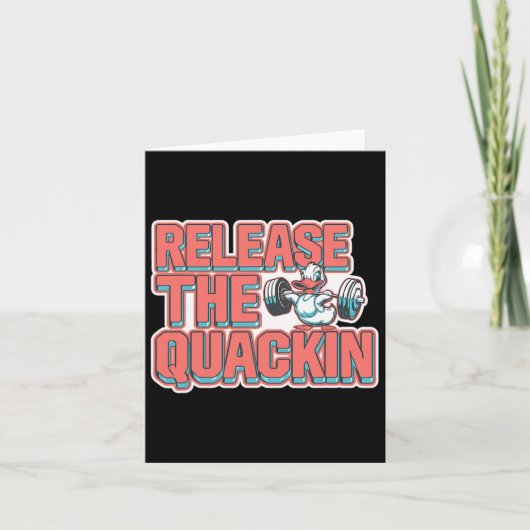Quackin Gymボディビルをリリース – 1 カード (正面)