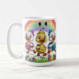 "Quacking into Kindergarten!" – Cute Duck Back-to- コーヒーマグカップ