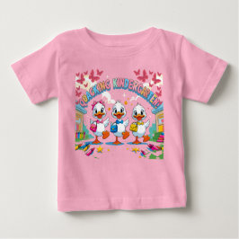 "Quacking Kindergarten – Cute Duck Back-to-School  ベビーTシャツ