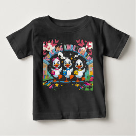 "Quacking Kindergarten – Cute Duck Back-to-School  ベビーTシャツ