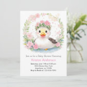 Quacking Up：ベビーガールシャワー 招待状 (スタンド正面)