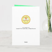 Quacktus - Duck Cactus Punグリーティングカード カード (裏面)