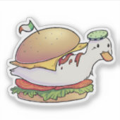 Quacky patty sticker シール (正面)