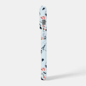 Quad Aces Poker Cards Pattern, iPhoneケース (左側面)