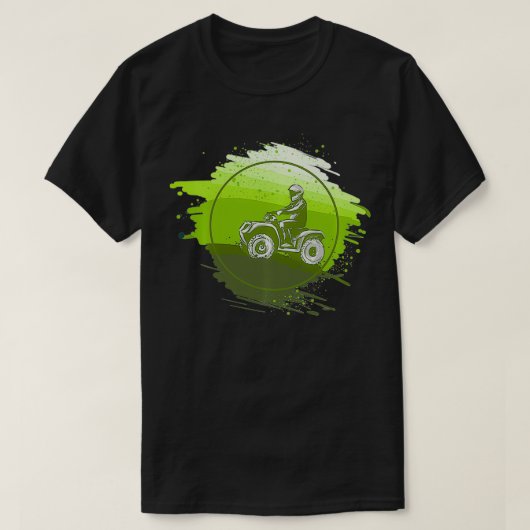 Quad Biker Gift ATV Four Wheeler Quad Bike Pullove Tシャツ (デザイン正面)