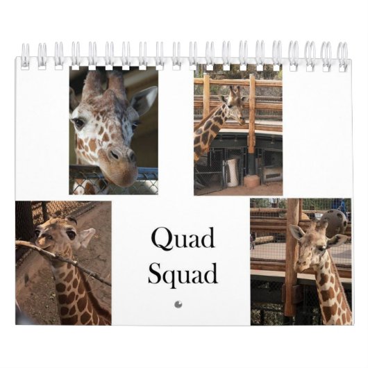 Quad Squad 2022 5.5インチx 7インチカレンダー カレンダー (カバー)