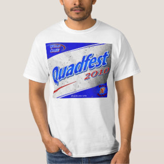 Quadfest 2010の価値Tシャツ Tシャツ