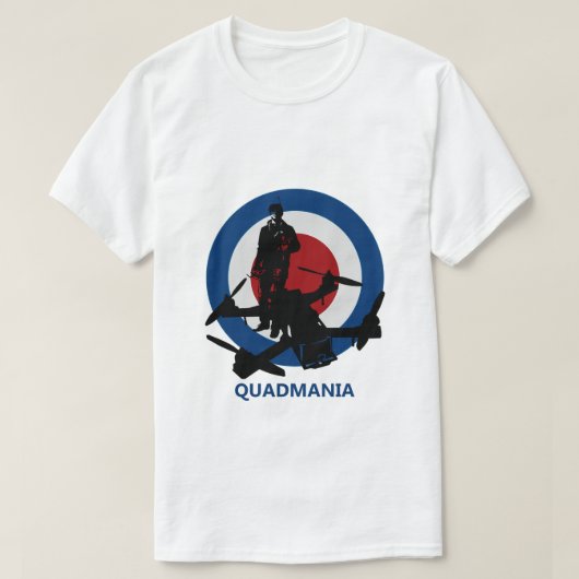 Quadmania Tシャツ (デザイン正面)