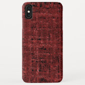 Quadrados pequenos vermelho sobreposto encharcados Case-Mate iPhoneケース (裏面)