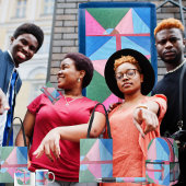 Quadrants  ラッピングペーパーシート