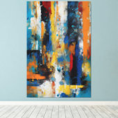 Quadro abstrato Impressão em Canvas キャンバスプリント (インサイチュ (ウッドフロア))