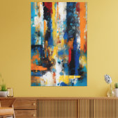 Quadro abstrato Impressão em Canvas キャンバスプリント (インサイチュ (リビング))