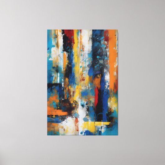 Quadro abstrato Impressão em Canvas キャンバスプリント (正面)