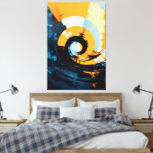 Quadro abstrato Impressão em Tela キャンバスプリント (インサイチュ (寝室))