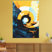 Quadro abstrato Impressão em Tela キャンバスプリント (インサイチュ (リビング))